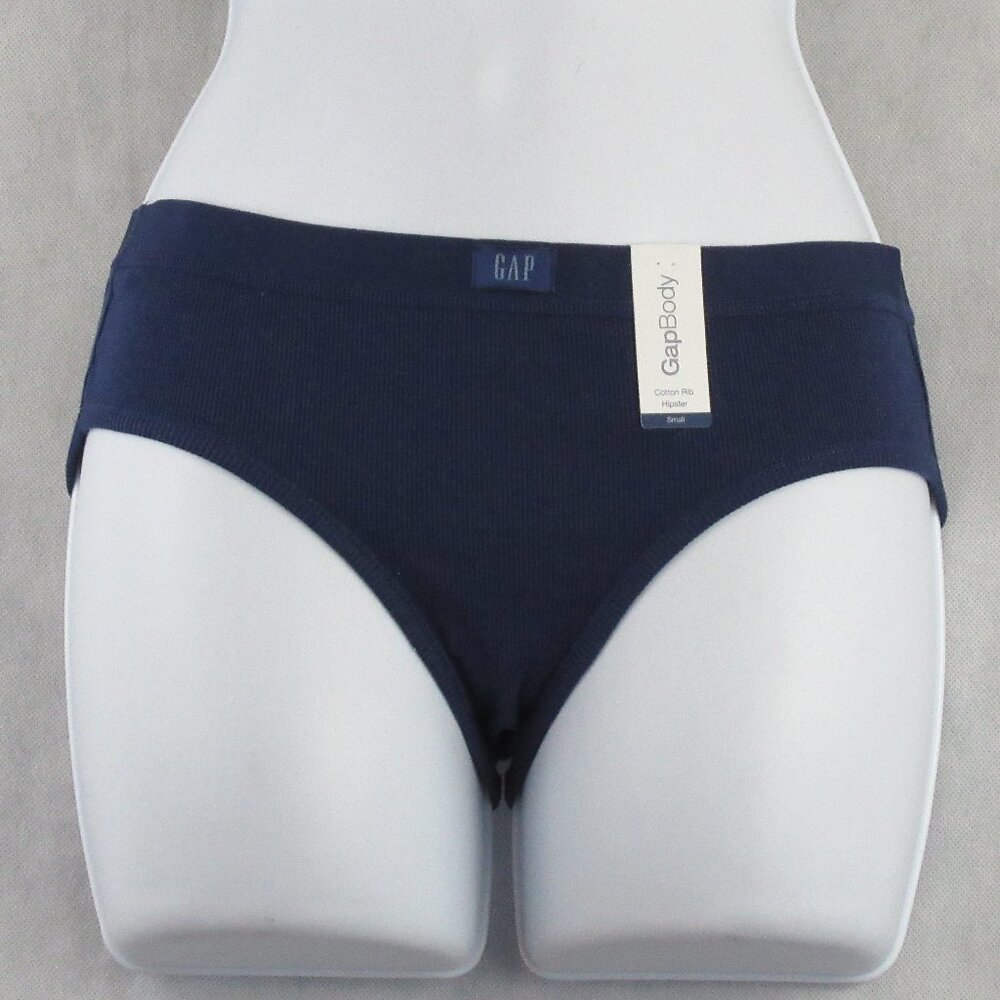 GAP GapBody Women's 1-Pack Logo Comfort Hipster Panty Underwear, Elysian Blue